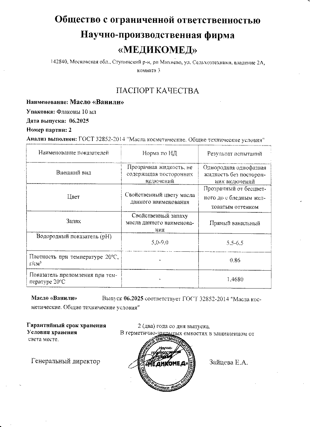 Паспорт №062025